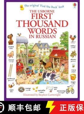 【3-4周达】First Thousand Words in Russian [9781409570165]