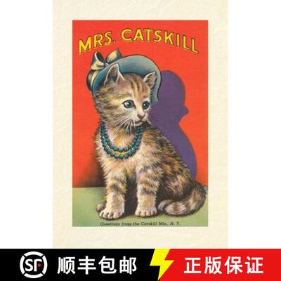 【3-4周达】Vintage Lined Notebook Mrs. Catskill, Greetings from Catskill Mts., NY [9798385437948]