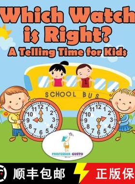 【3-4周达】Which Watch Is Right?- A Telling Time Book for Kids [9781683215356]