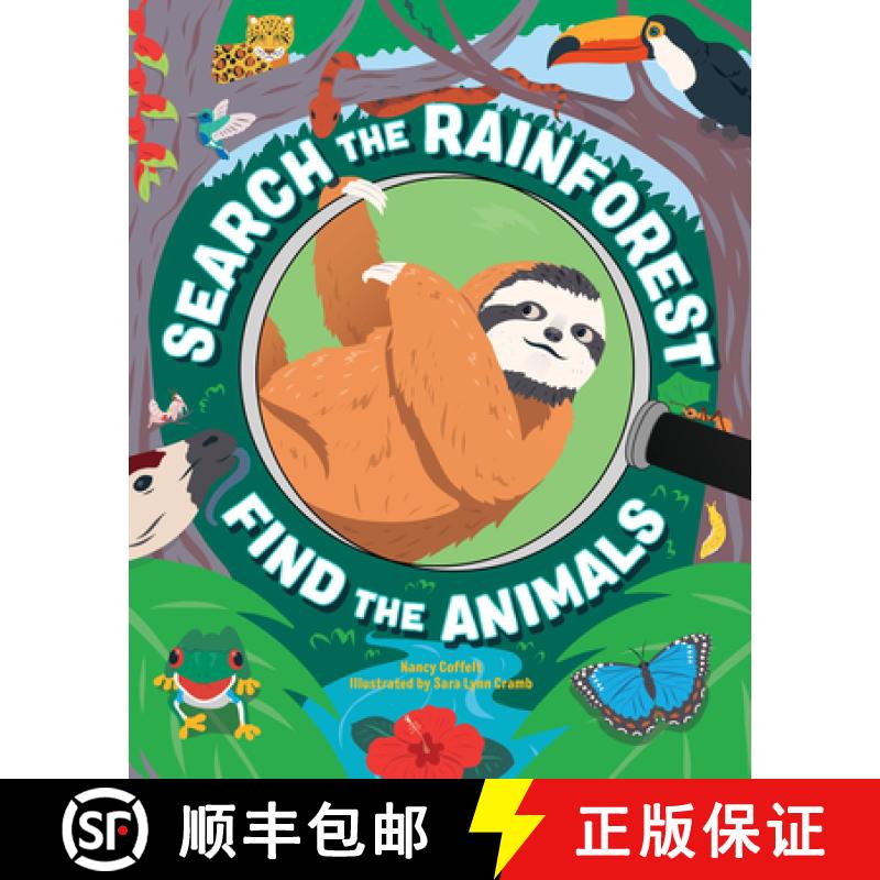 【3-4周达】Search the Rain Forest, Find the Animals [9781638074533]