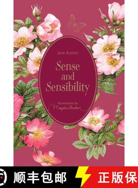 【3-4周达】Sense and Sensibility: Illustrations by Marjolein Bastin [9781524861742]