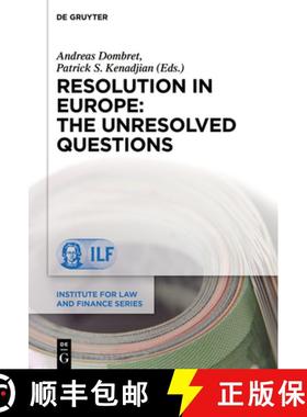 预订 Resolution in Europe: The Unresolved Questions [9783110640212]