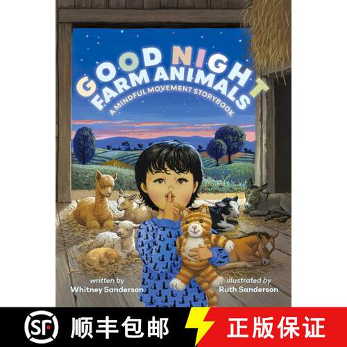 【3-4周达】Good Night, Farm Animals: A Mindful Movement Storybook [9781623716592]