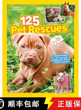 【3-4周达】125 Pet Rescues: From Pound to Palace: Homeless Pets Made Happy [9781426327377]
