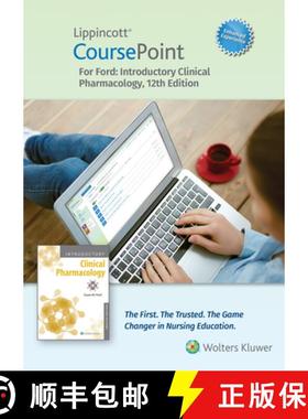 预订 Lippincott Coursepoint Enhanced for Ford's Introductory Clinical Pharmacology [9781975186883]