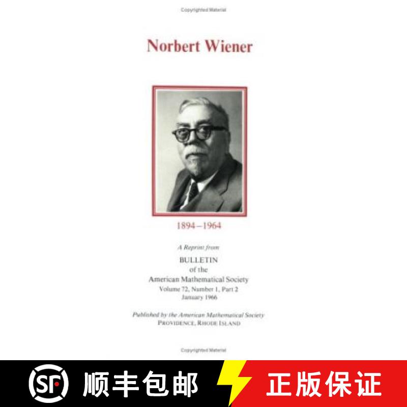 【3-4周达】Norbert Wiener, 1894-1964 [9780821800300]