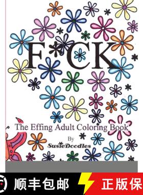 【3-4周达】The Effing Adult Coloring Book [9781716199479]
