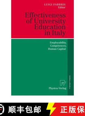 【3-4周达】Effectiveness of University Education in Italy : Employability, Competences, Human Capital [9783790825305]