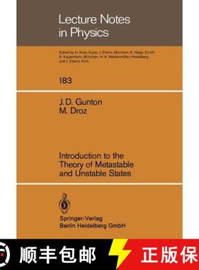 【3-4周达】Introduction to the Theory of Metastable and Unstable States [9783540123064]