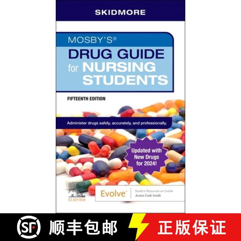 【3-4周达】Mosby's Drug Guide for Nursing Students with Update [9780443123887]
