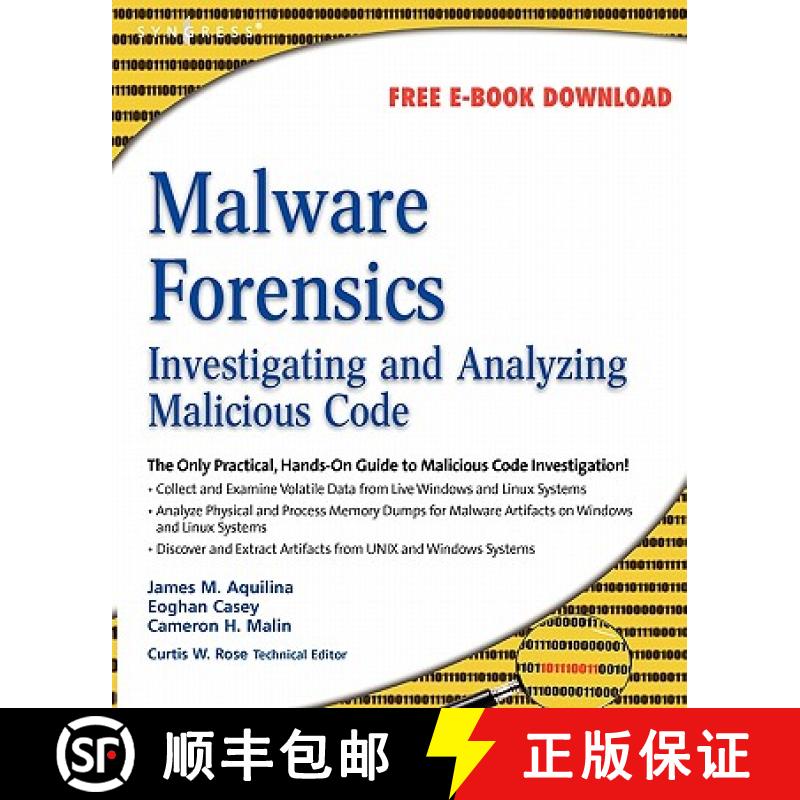 【3-4周达】Malware Forensics: Investigating and Analyzing Malicious Code [9781597492683]