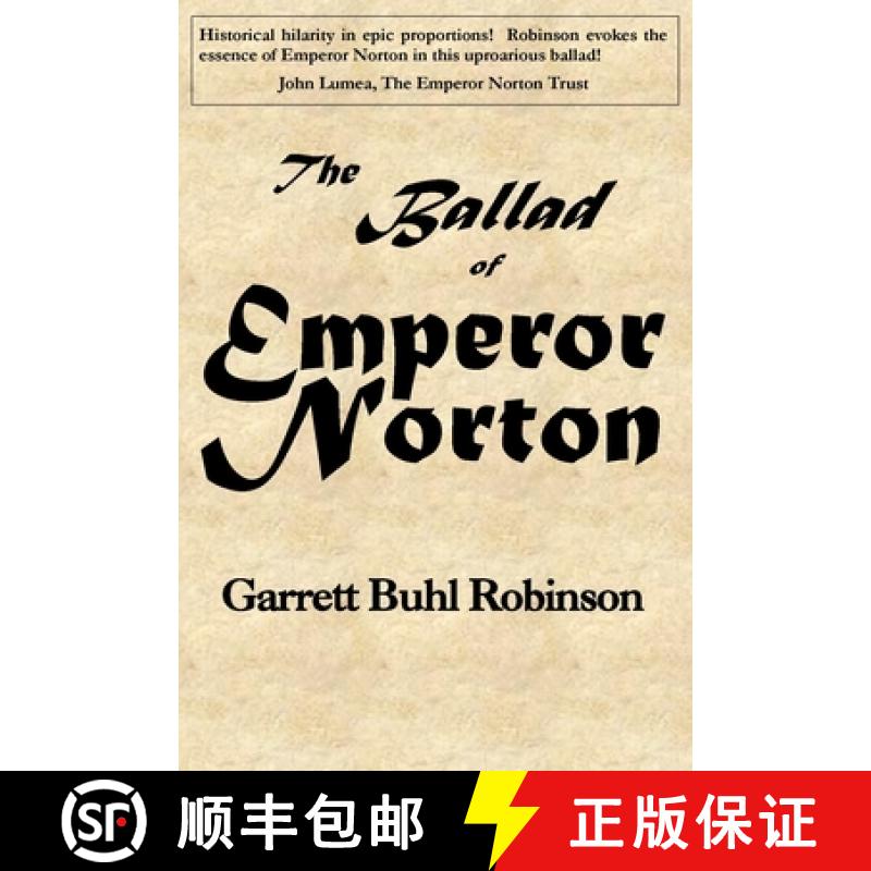 【2-3周达】The Ballad of Emperor Norton [9781732902893]