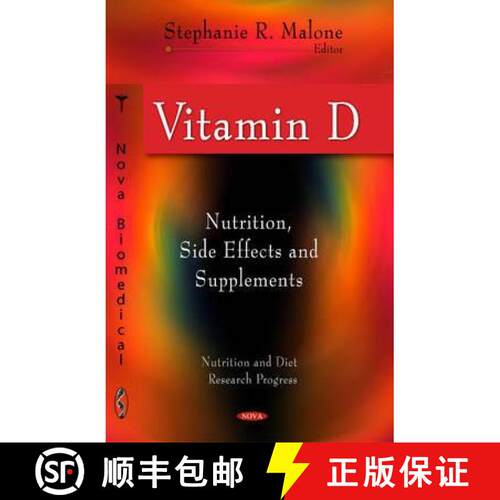 【3-4周达】精装 Vitamin D: Nutrition, Side Effects and Supplements [9781617286018]