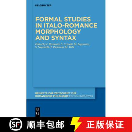 预订 Formal Studies in Italo-Romance Morphology and Syntax [9783111484273]