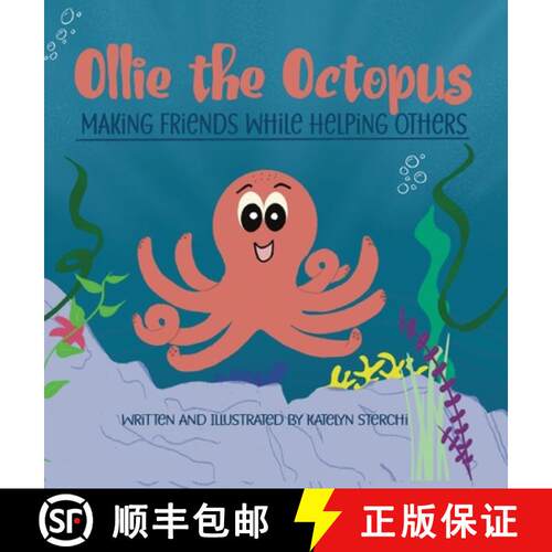 【3-4周达】精装 Ollie the Octopus: Making Friends While Helping Others [9798218481957]