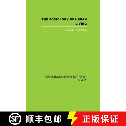【3-4周达】THE SOCIOLOGY OF URBAN LIVING, RLEC [9780415864688]
