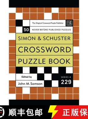 【3-4周达】Simon and Schuster Crossword Puzzle Book #229: The Original Crossword Puzzle Publisher [9780743222693]