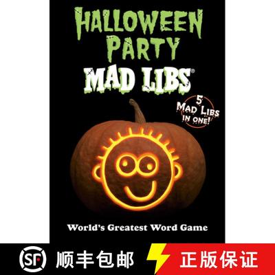 【3-4周达】Halloween Party Mad Libs: World's Greatest Word Game [9780593096437]