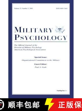 【3-4周达】Organizational Commitment in the Military: A Special Issue of Military Psychology [9781138475656]