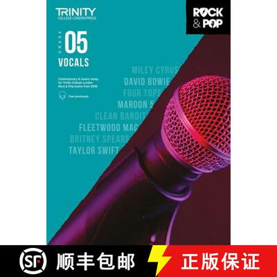 【3-4周达】Trinity College London Rock & Pop 2018 Vocals Grade 5 CD Only [9780857366702]