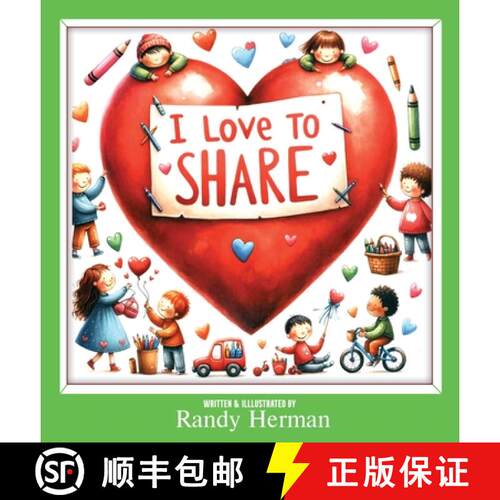 【3-4周达】精装 I Love to Share [9798990360143]