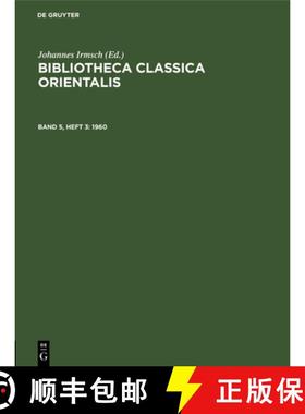 预订 Bibliotheca Classica Orientalis. Band 5, Heft 3 [9783112518359]