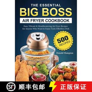 Boss Air Big The Mouthwatering Vibrant Fryer Rec... 500 Essential Easy 4周达 9781802448078 Cookbook