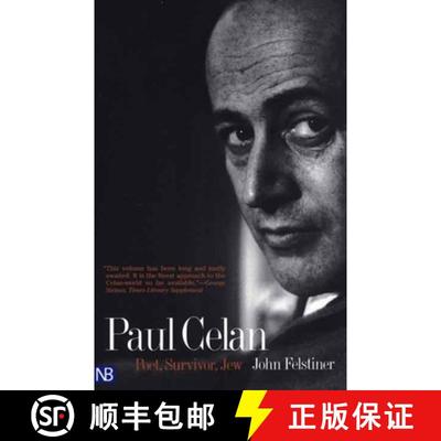 【3-4周达】Paul Celan – Poet, Survivor, Jew [9780300089226]