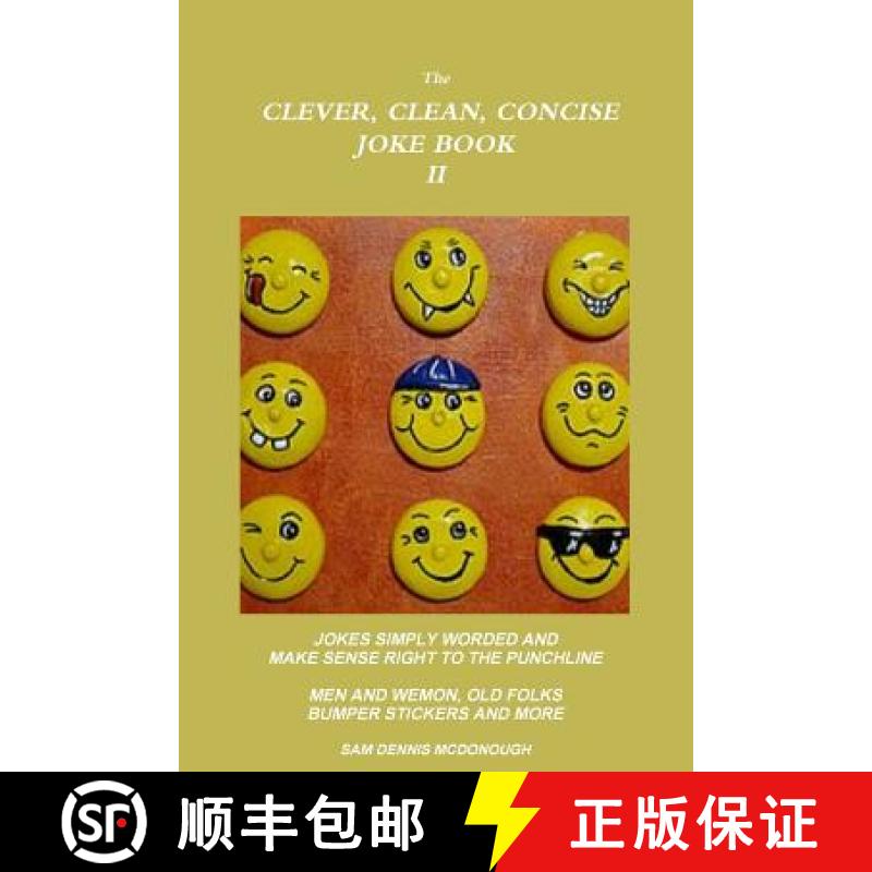 【2-3周达】The Clever, Clean, Concise Joke Book  II [9781329556362]