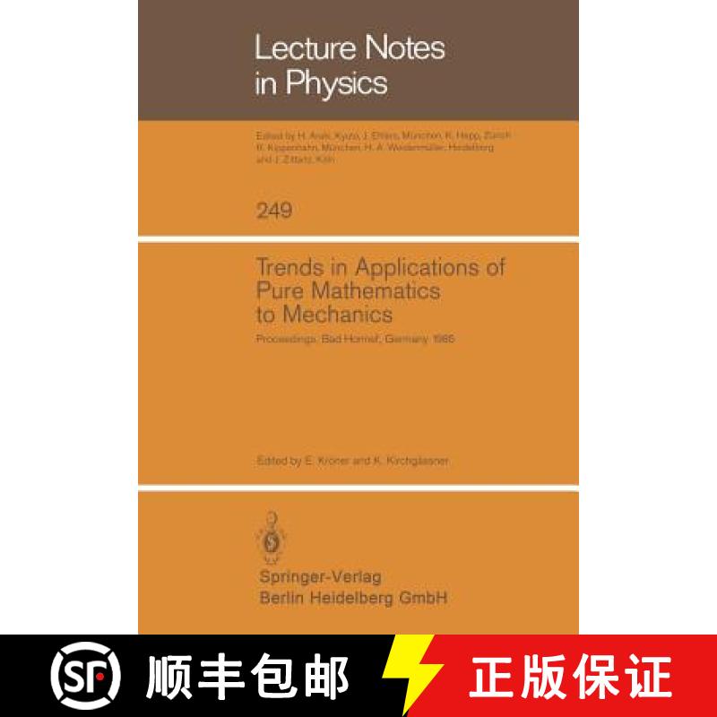 【3-4周达】Trends in Applications of Pure Mathematics to Mechanics: Proceedings of the Sixth Symposiu... [9783540164678]