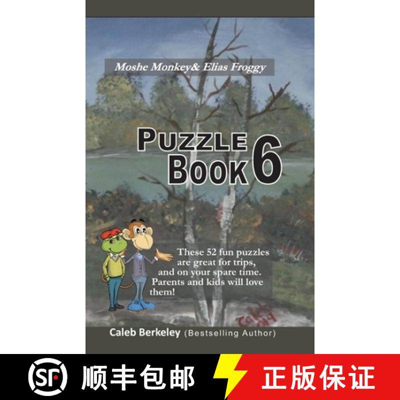 预订 Moshe Monkey and Elias Froggy Puzzle Book 6 [9781989612088]