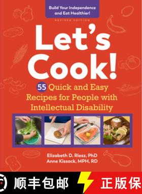 【3-4周达】Let's Cook!, Revised Edition: 55 Quick and Easy Recipes for People with Intellectual Disab... [9781615197668]