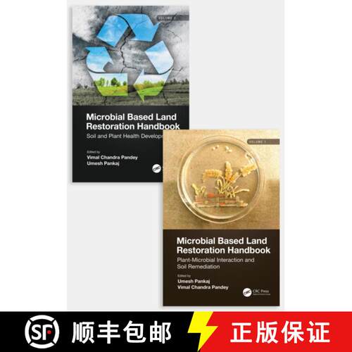 【3-4周达】Microbial Based Land Restoration Handbook, Two Volume Set [9780367705848]