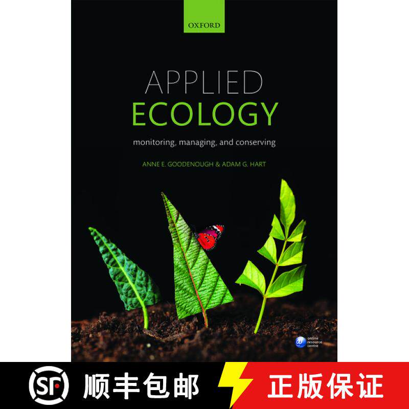 【3-4周达】Applied Ecology: Monitoring, managing, and conserving [9780198723288]
