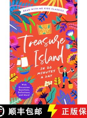 【3-4周达】Treasure Island in 20 Minutes a Day: A Read-With-Me Book with Discussion Questions, Defini... [9781638191421]
