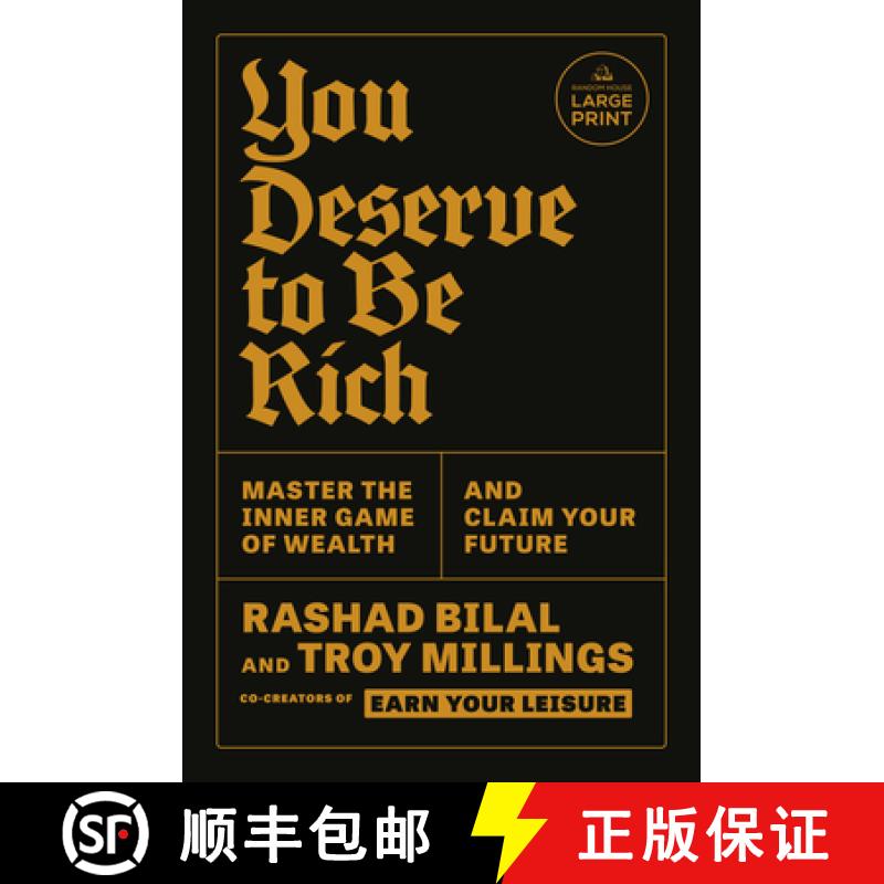 【3-4周达】You Deserve to Be Rich: Master the Inner Game of Wealth and Claim Your Future [9798217014262]