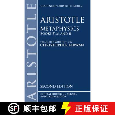 【3-4周达】Metaphysics: Books gamma, delta, and epsilon: - Metaphysics: Books gamma, delta, and epsil... [9780198240877]