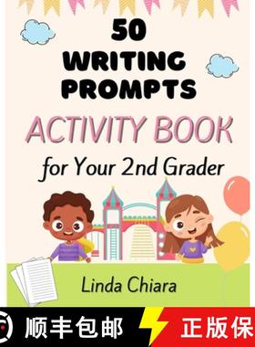 预订 50 Writing Prompts Activity Book for Your 2nd Grader [9798988356448]