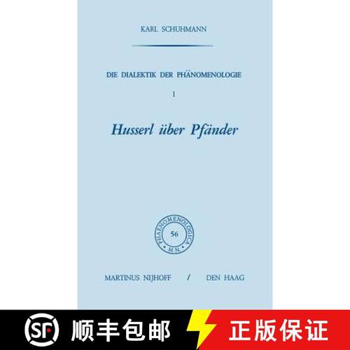 【3-4周达】Temporary Title 19991103: Band I: Husserl &Uuml;Ber Pf&Auml;Nder [9789024713165]