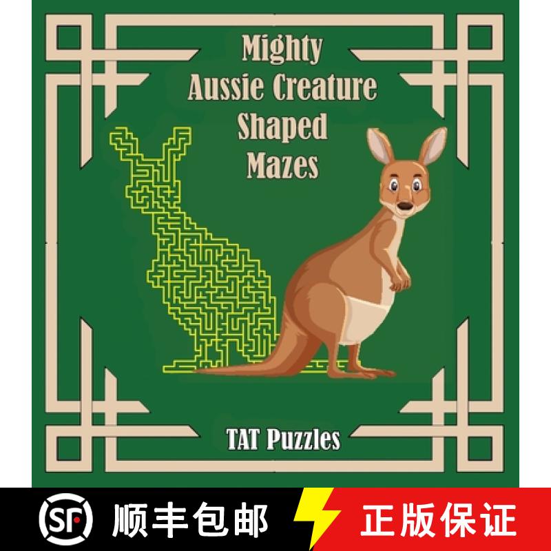 【3-4周达】Mighty Aussie Creature Shaped Mazes [9781922695420]