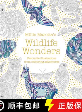 【3-4周达】Millie Marotta's Wildlife Wonders: featuring illustrations from colouring adventures [9781849945134]