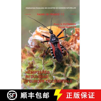 预订 Faune de France, Volume 92: Hémiptères Reduviidae d'Europe Occidentale [9782903052300]