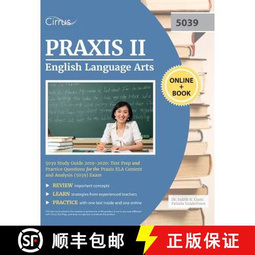 【3-4周达】Praxis II English Language Arts 5039 Study Guide 2019-2020: Test Prep and Practice Questio... [9781635304572]