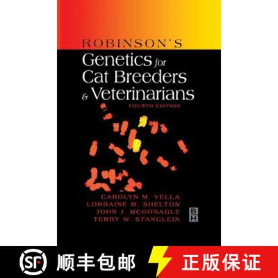 【3-4周达】精装 Robinson's Genetics for Cat Breeders and Veterinarians [9780750640695]