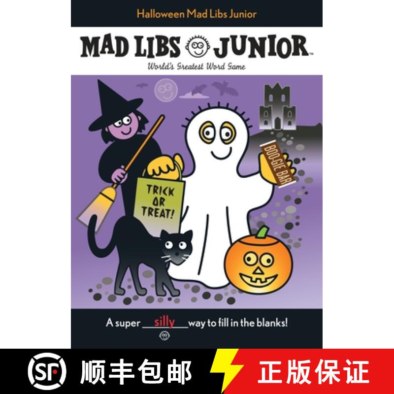 【3-4周达】Halloween Mad Libs Junior: World's Greatest Word Game [9780843115895]