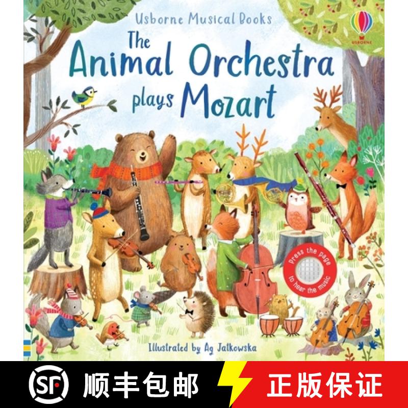 【3-4周达】Animal Orchestra Plays Mozart [9781474982153]