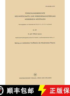 【3-4周达】Beitrag Zur Statistischen Verifikation Der Minderheiten-Theorie [9783663062103]