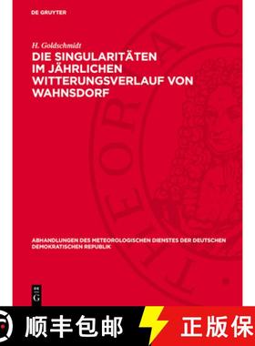 预订 Die Singularitäten Im Jährlichen Witterungsverlauf Von Wahnsdorf [9783112760109]