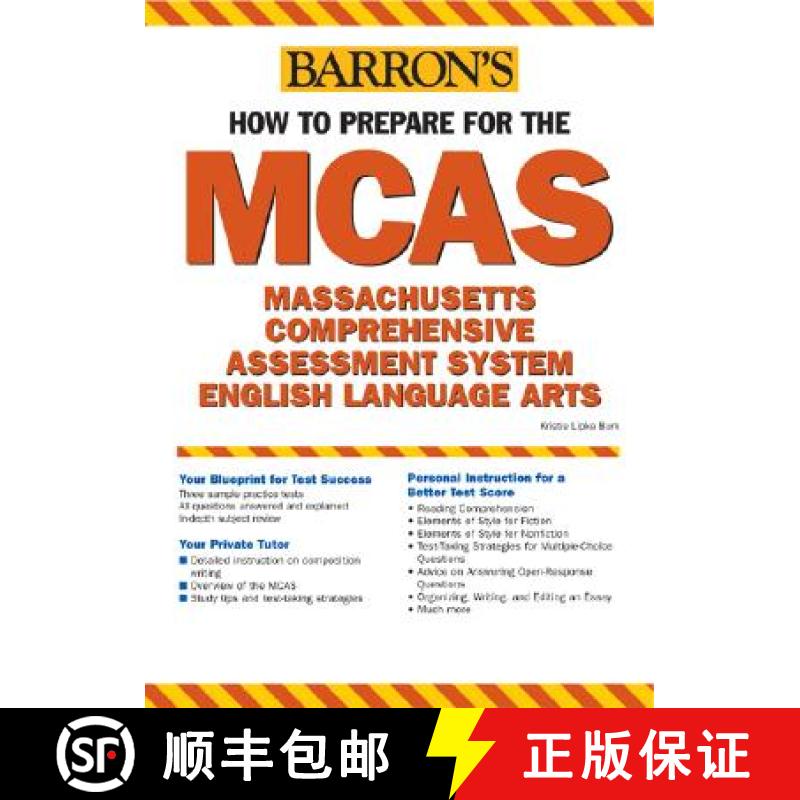 【3-4周达】How to Prepare for the McAs-English Language Arts: Massachusetts Comprehensive Assessment ... [9780764125874]