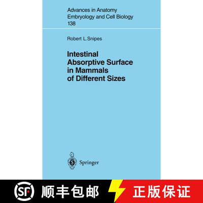 【3-4周达】Intestinal Absorptive Surface in Mammals of Different Sizes [9783540629863]